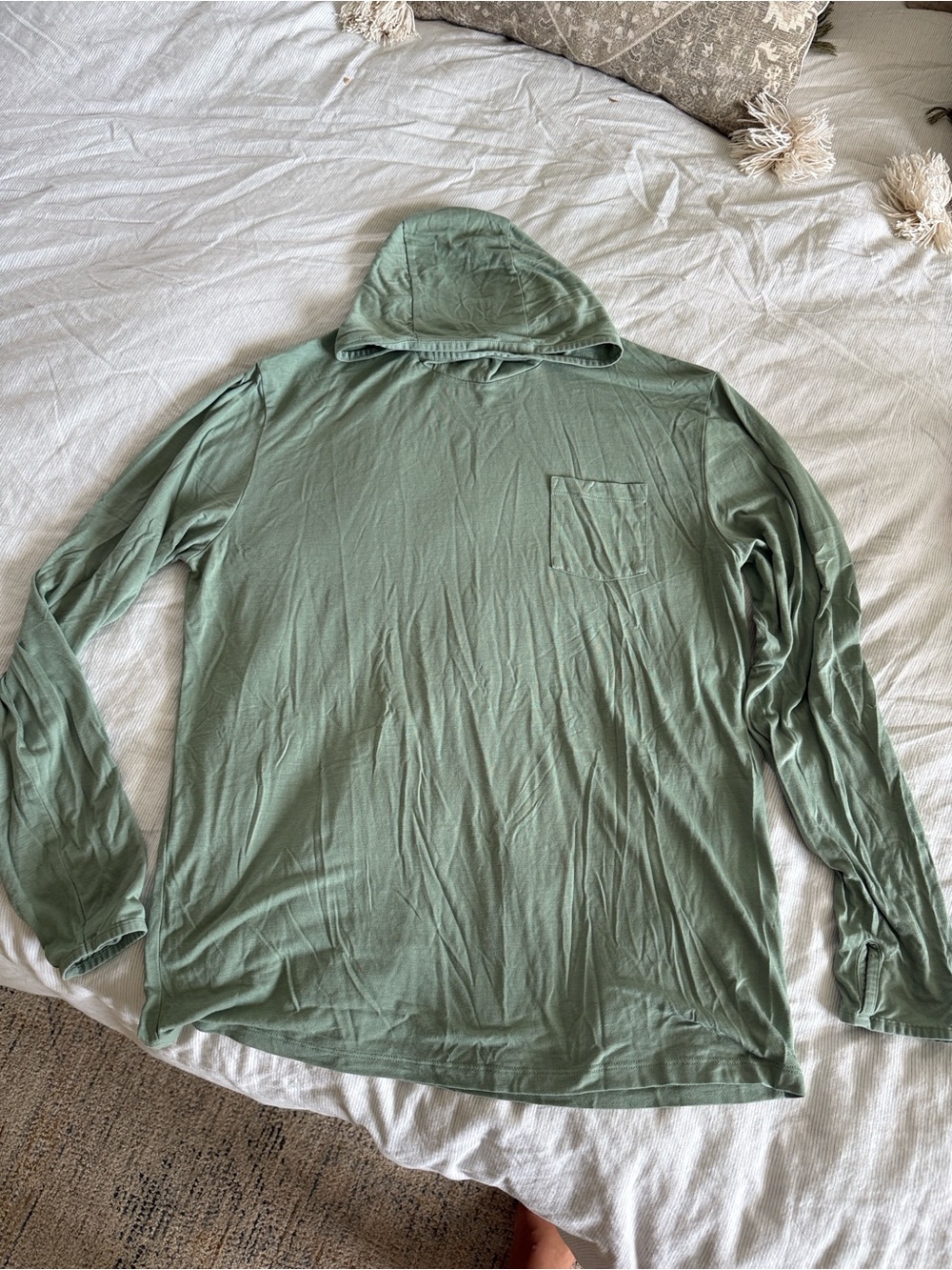 Men's Bamboo Lightweight Hoodie Free Fly - Picture 5 of 8
